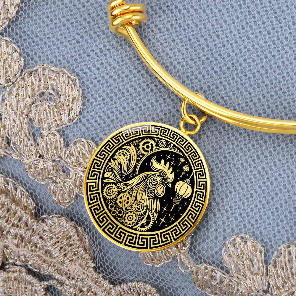 Rooster Bracelet - Chinese Zodiac Charm Pendant Jewelry