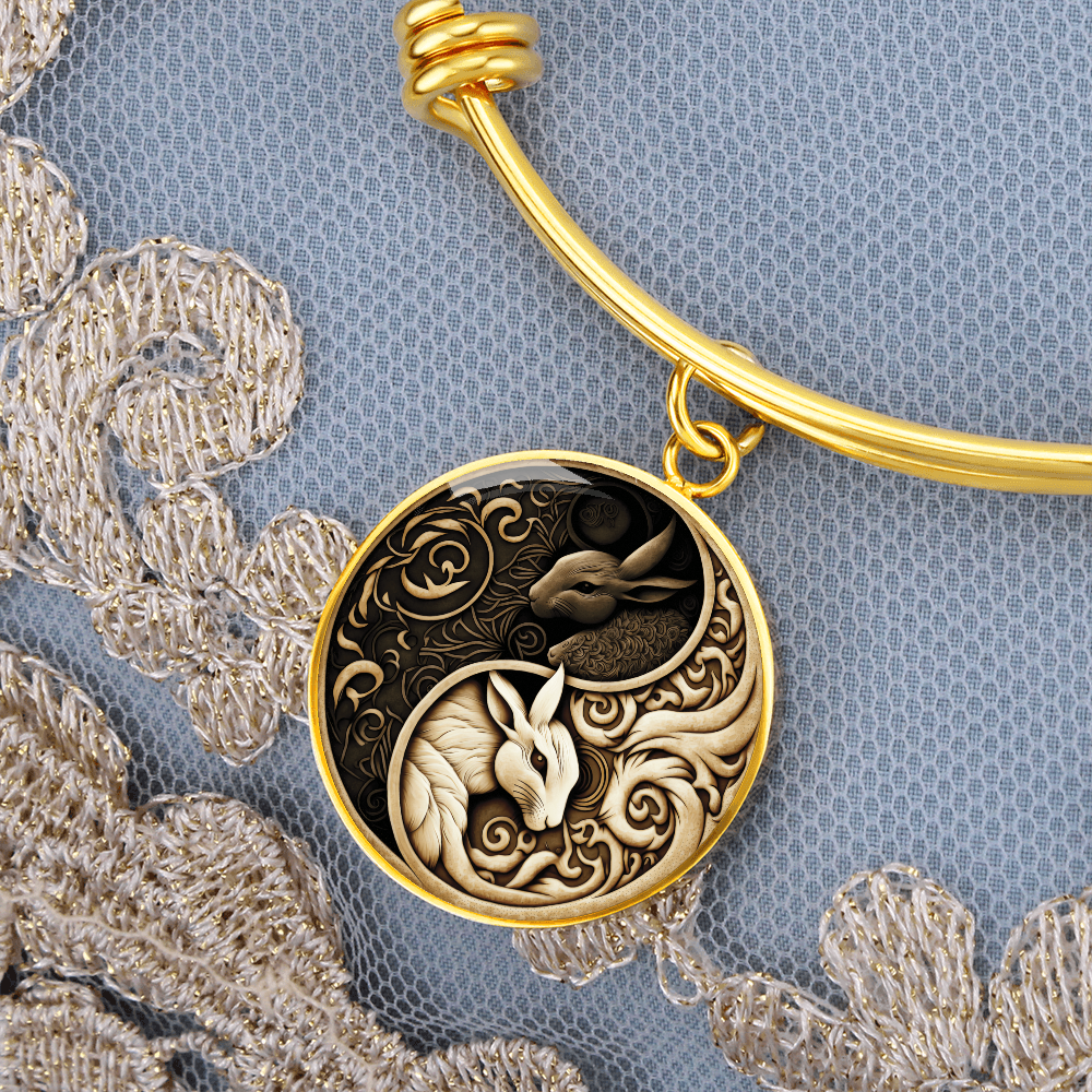 Yin Yang Rabbit Bracelet