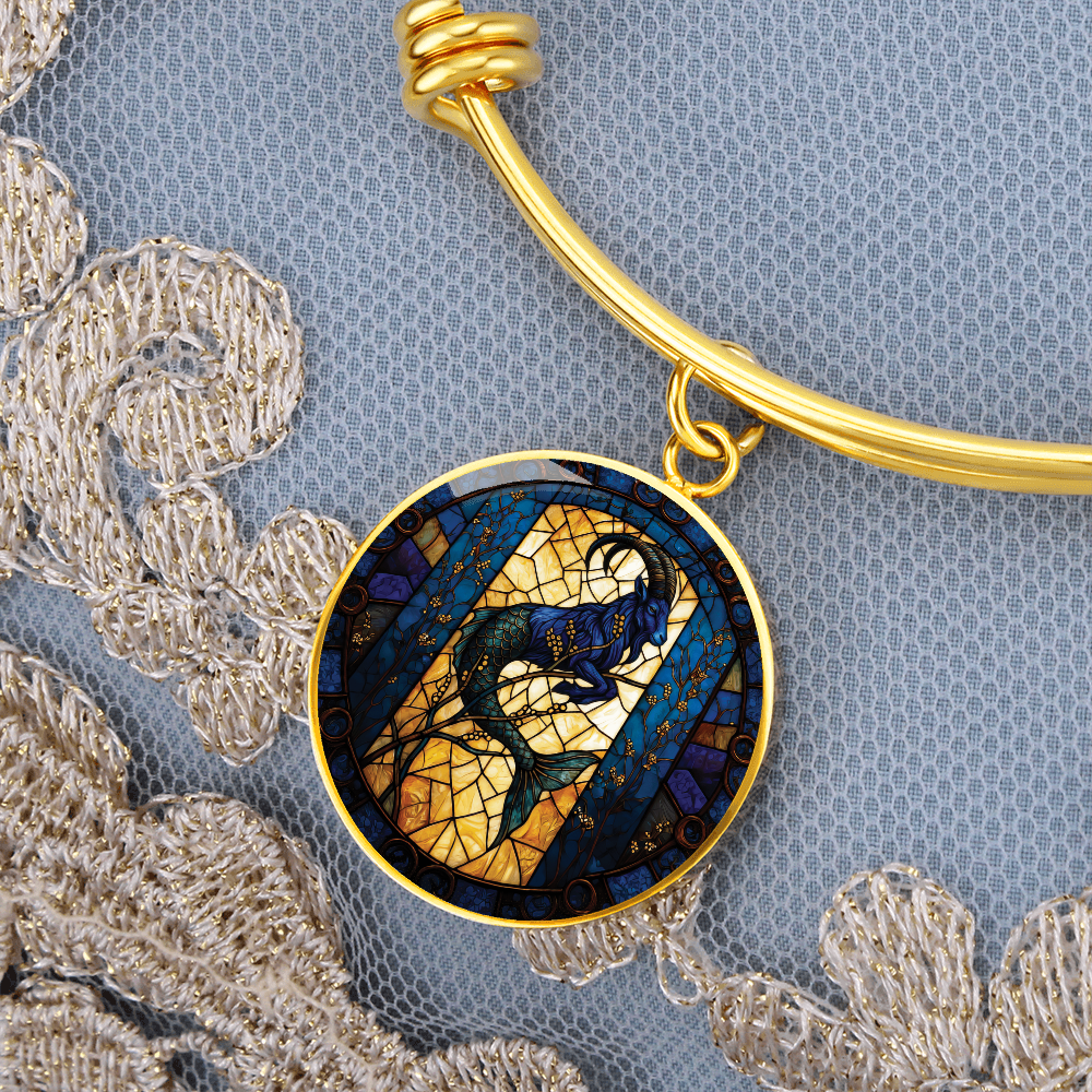 Capricorn Goat Bracelet - Zodiac Pendant Jewelry