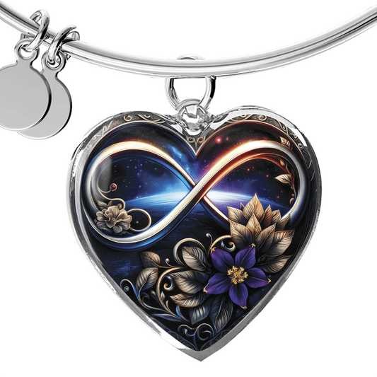 Infinity Larkspur Bracelet