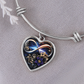 Infinity Larkspur Bracelet