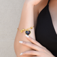 Infinity African Violet Bracelet
