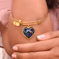 Infinity African Violet Bracelet