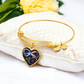 Infinity Larkspur Bracelet