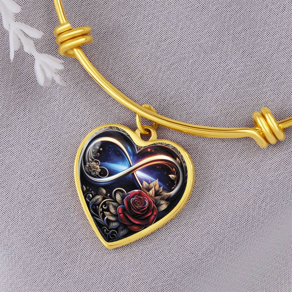 Infinity Rose Bracelet