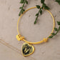 Silver Wolf Pendant Charm Bracelet, Celtic Jewelry Gold Bangle, Spirit Animal Fenrir Norse Jewelry Gift For Her, Celtic Knot Viking Bracelet