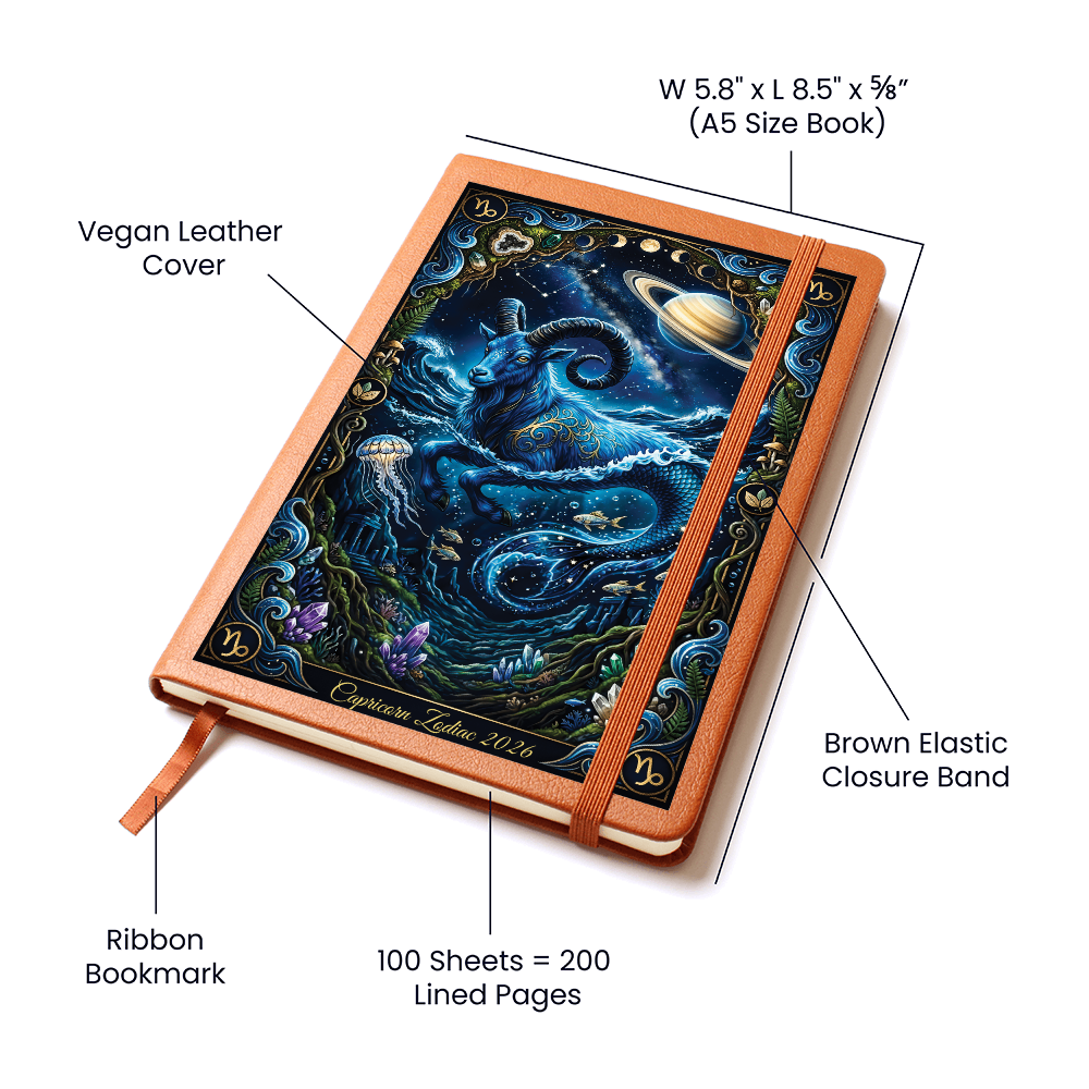 Capricorn Zodiac Journal - Astrology Gift