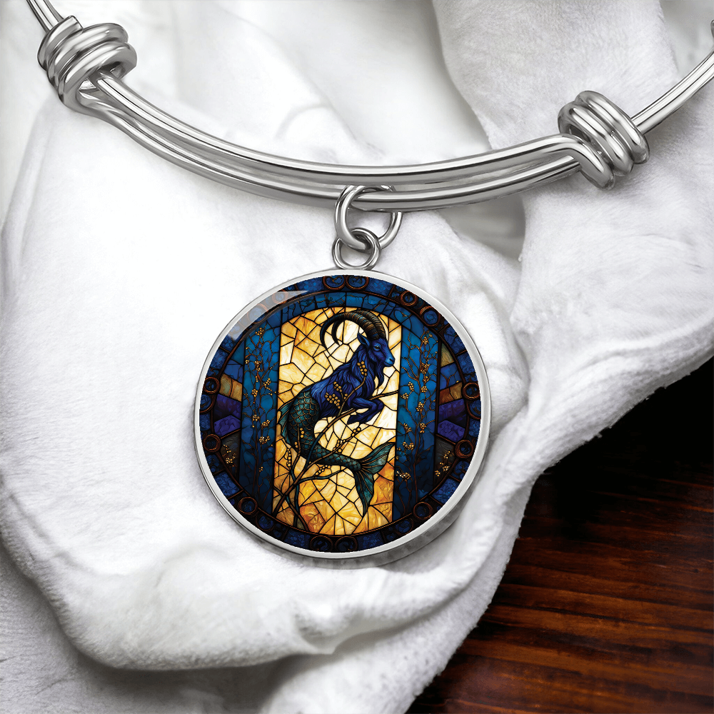 Capricorn Goat Bracelet - Zodiac Pendant Jewelry