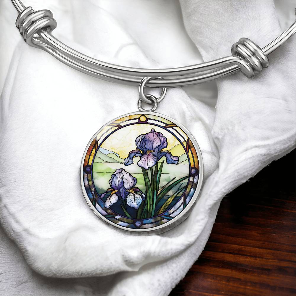 Purple Iris Bracelet