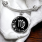 Virgo Zodiac Pendant Bracelet