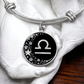 Libra Zodiac Pendant Bracelet