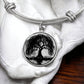 Engraved Weeping Willow Tree Bracelet