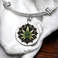 Marijuana Leaf Bracelet