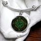 Green Celtic Knot Bracelet - Romantic Pendant Jewelry