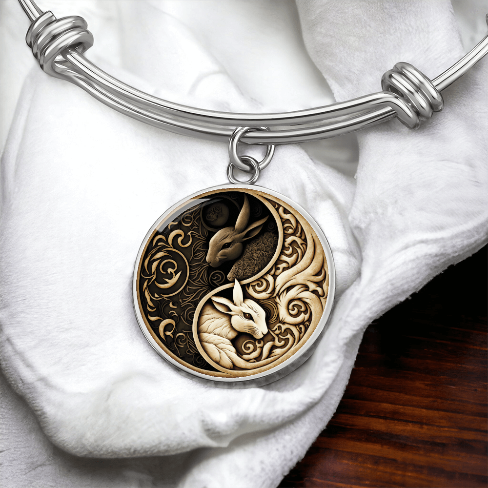 Yin Yang Rabbit Bracelet