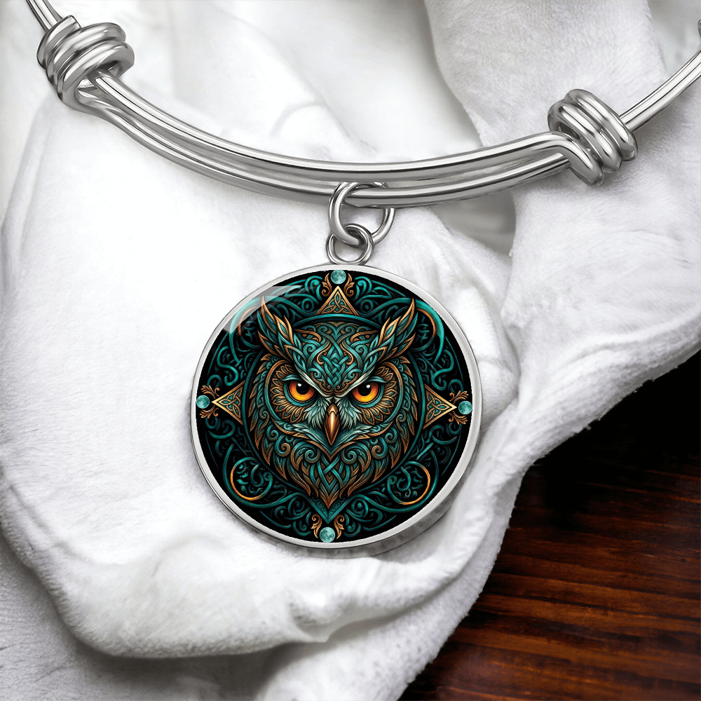 Celtic Owl Bracelet – Symbolizing Wisdom and Spiritual Guidance