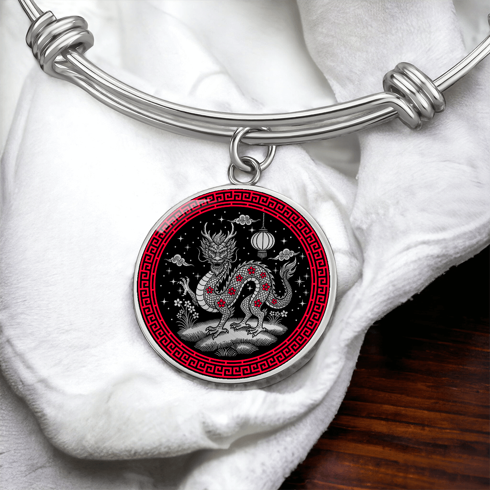 Dragon Bracelet - Chinese Zodiac Charm Pendant