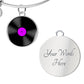 Custom Vinyl Record Bracelet