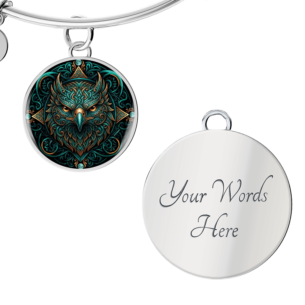 Celtic Hawk Bracelet – Symbolizing Vision and Spiritual Guidance