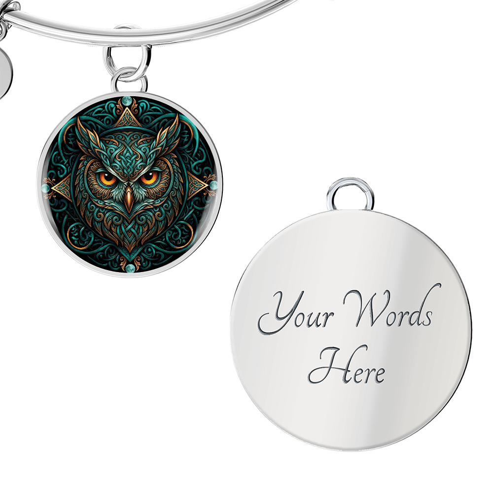 Celtic Owl Bracelet – Symbolizing Wisdom and Spiritual Guidance