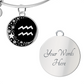 Aquarius Zodiac Bracelet