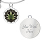 Marijuana Leaf Bracelet