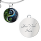 Nature & Circuit Yin Yang Pendant Bracelet