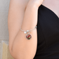 Gladiolus Bracelet - August Birth Flower Pendant Jewelry
