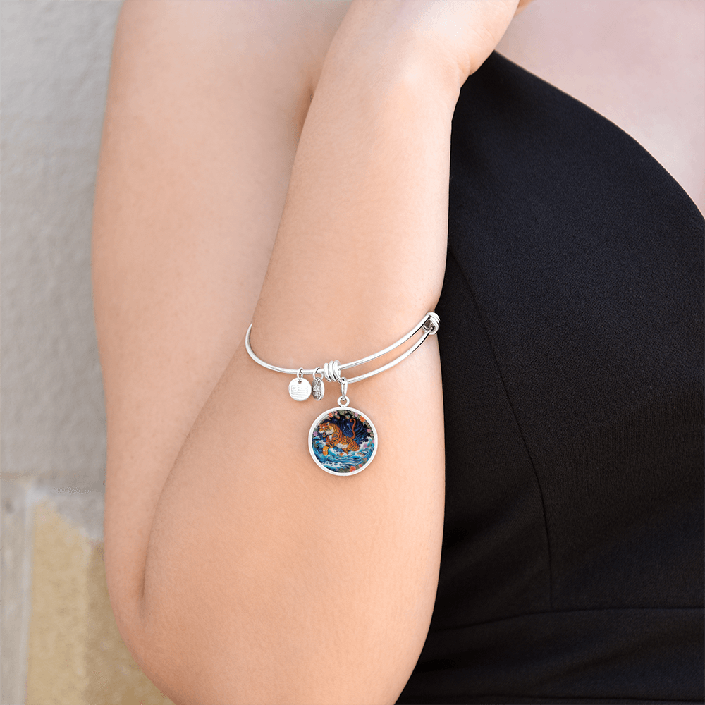 Year of the Tiger Bracelet - Chinese Zodiac Animal Pendant Jewelry