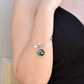 Water Lily Bracelet, July Birth Flower Pendant Jewelry