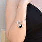 Gemini Yin Yang Pendant Bracelet - Zodiac Constellation Jewelry