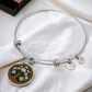 Celtic Tree of Life Pendant Bracelet - Hawthorn May Birth Flower Jewelry