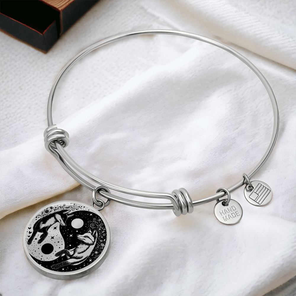Fox Yin Yang Pendant Bracelet