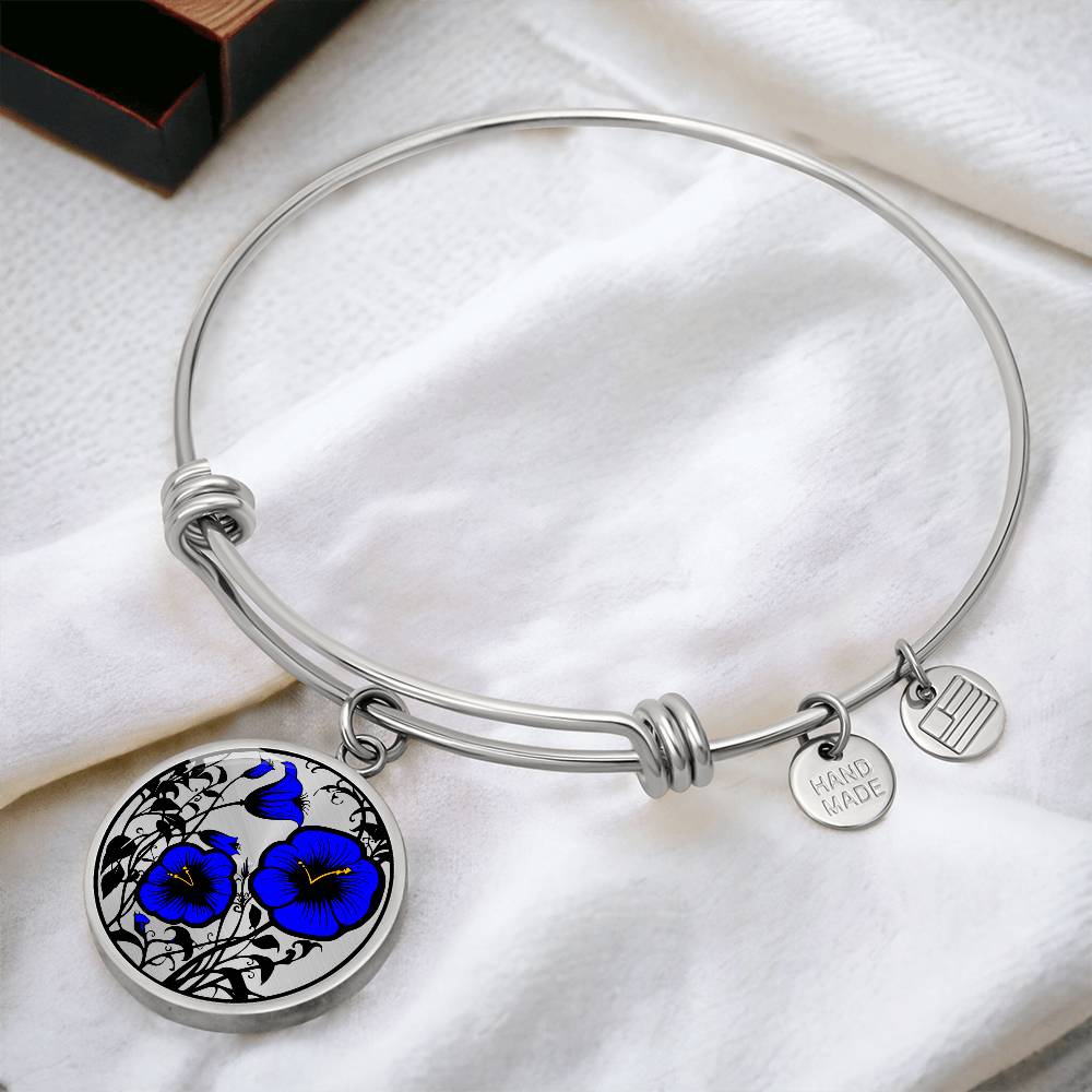 Blue Morning Glory Bracelet