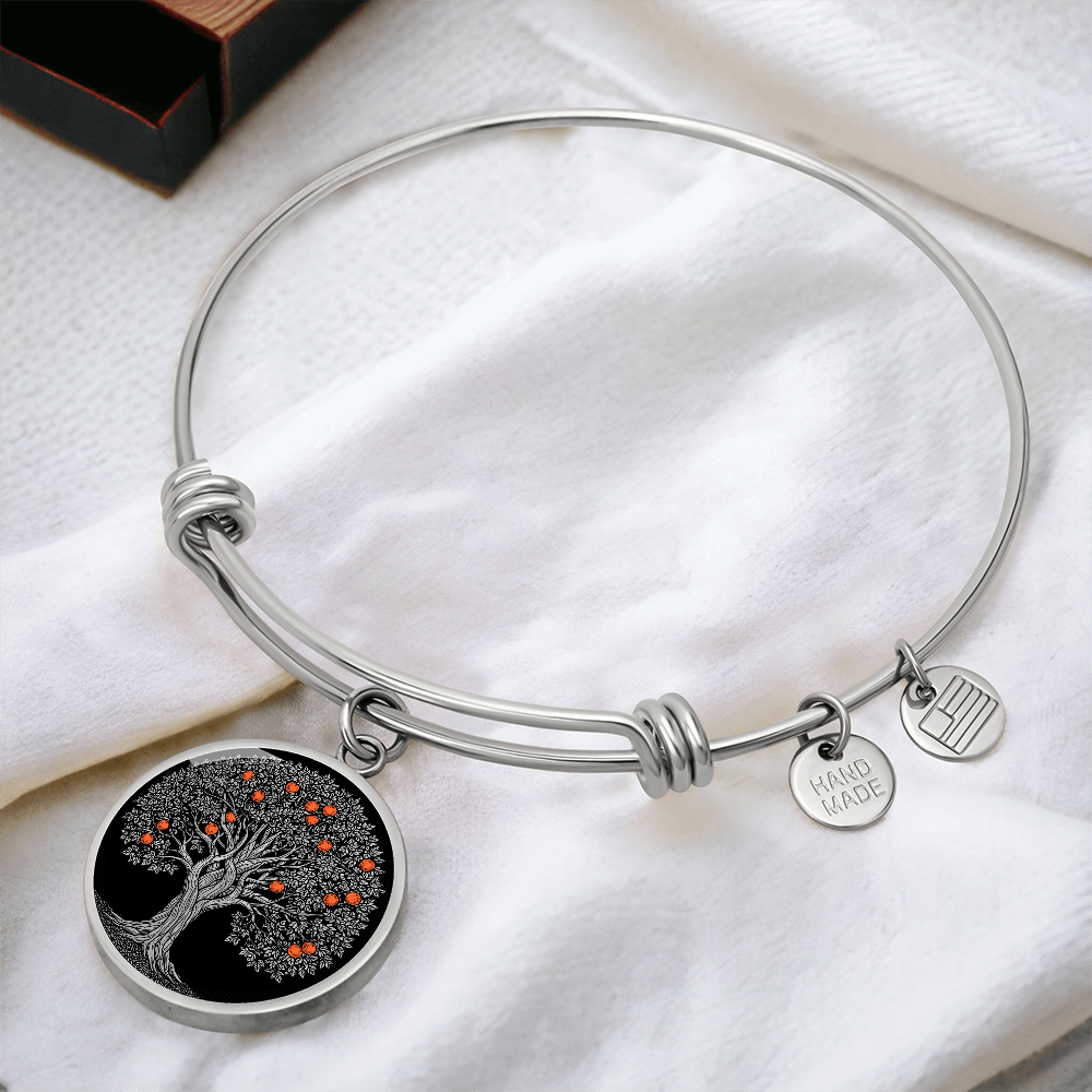Orange Tree Bracelet - Symbolic Charm Pendant Jewelry