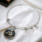 Gladiolus August Flower Bracelet