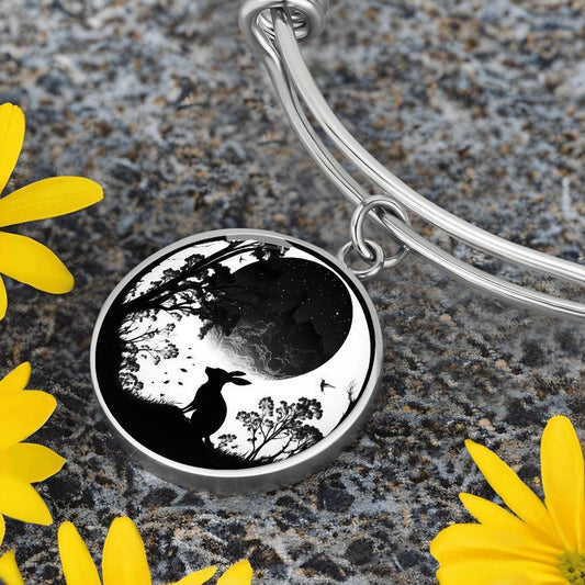 Moon and Rabbit Bracelet