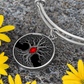 Tree of Life Bracelet - Red Birthstone Design