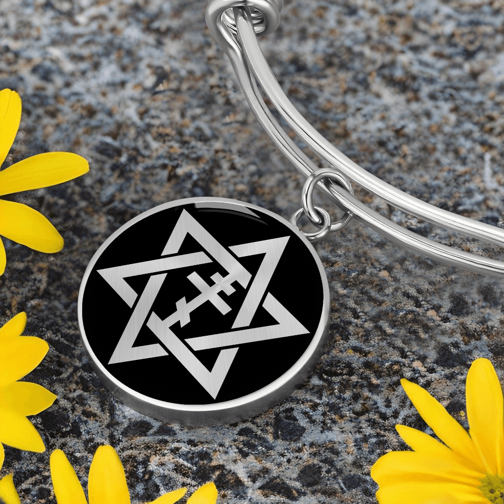 Star of David & Orthodox Cross Bracelet