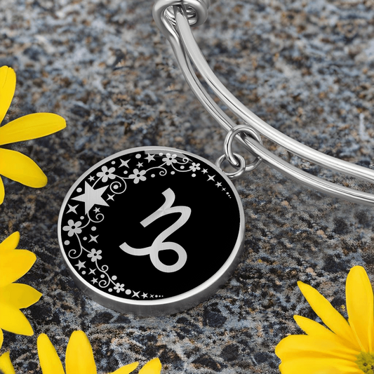Capricorn Zodiac Pendant Bracelet