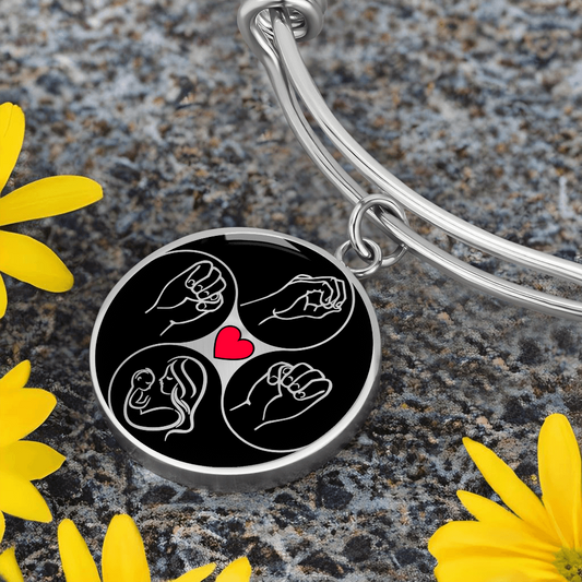 Mom Sign Language Bracelet