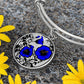 Blue Morning Glory Bracelet