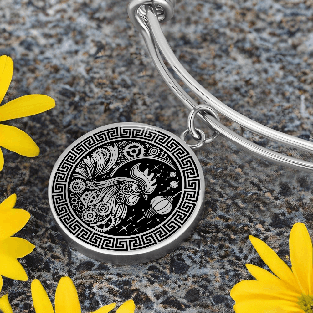 Rooster Bracelet - Chinese Zodiac Charm Pendant Jewelry