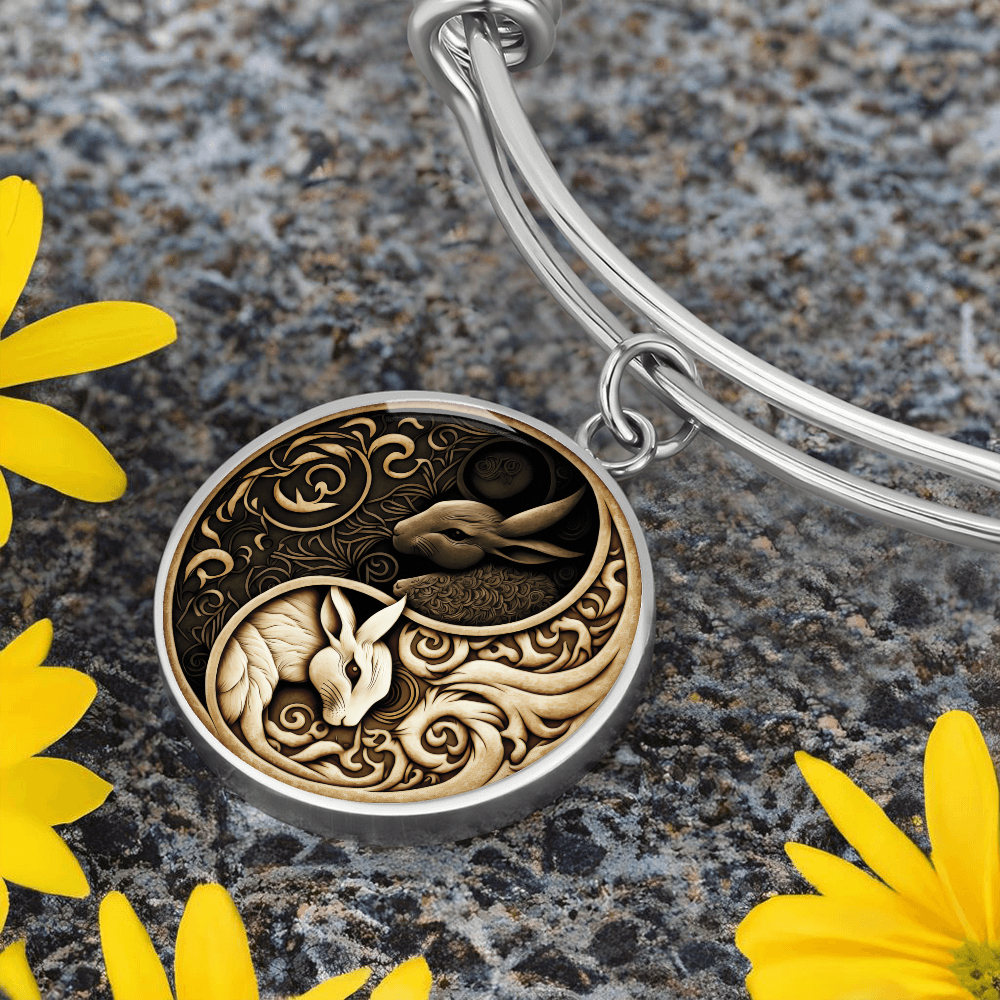 Yin Yang Rabbit Bracelet