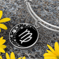 Virgo Zodiac Pendant Bracelet