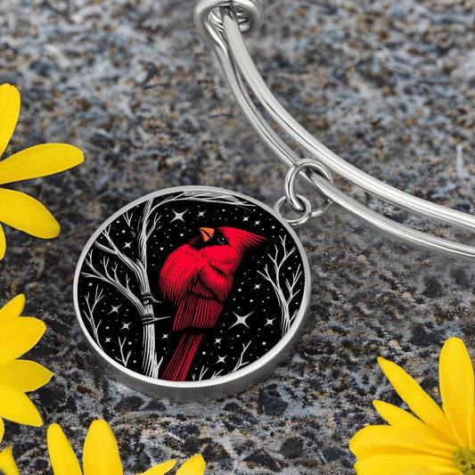 Northern Cardinal Bracelet