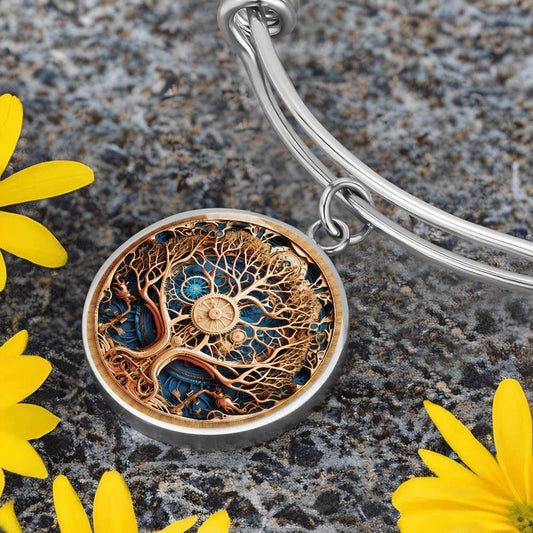 Steampunk Tree of Life Bracelet