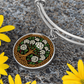 Celtic Tree of Life Pendant Bracelet - Hawthorn May Birth Flower Jewelry
