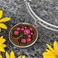 Celtic Tree of Life Pendant Bracelet - Peony November Birth Flower Jewelry