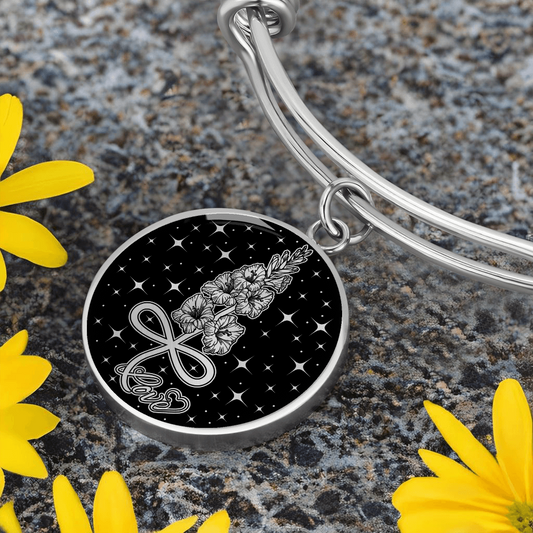 Infinity Gladiolus Bracelet